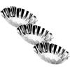 Tescoma 631532 Delicia Tartelletta Ovale, Acciaio inossidabile, Argento, 6 Pezzi (Confezione da 3)