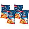 Riso Scotti - Risette Snack di Riso alla Paprika - Snack Gallette di Riso Senza Glutine Bio, Non Fritto, No Glutammato - 60 gr (Confezione da 4)