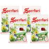 Sperlari - Caramelle Dure Agli Estratti Di 7 Diverse Erbe Alpine, Senza Glutine - Sacchetto Da 200 Gr (Confezione da 4)