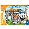 Ravensburger Gioco tiptoi Ravensburger 00171 Animals of the World, riconosci gli animali in base alle loro caratteristiche, gioco educativo per 1-4 bambini dai 4 agli 8 anni