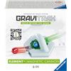 Ravensburger - GraviTrax Magnetic Cannon, Accessorio, Pista di Biglie, Gioco Interattivo ed Educativo STEM, per Bambini 8+ Anni e Adulti, Compatibile con GraviTrax Starter Set, 5 Pezzi
