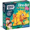 Clementoni Scienza Robotics-Dino Bot Costruire, Laboratorio Robotica, Modello Dinosauro Triceratopo, STEM, Gioco Scientifico 5 Anni, Made in Italy, Colore Italiano, 19332