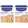 Hansaplast Cerotti UNIVERSAL, Cerotti traspiranti e impermeabili con elevato potere adesivo, 1 confezione da 100 Pezzi in 4 formati assortiti