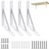 8 pcs supporto mensole, Lre Co. supporto mensole da muro 90 gradi