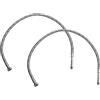 AERZETIX - Set di 2 tubi/raccordi femmina 3/8'' - maschio M10 lavello cucina monoblocco - lunghezza 800mm - tubo di collegamento per miscelatore - tubo di alimentazione sanitaria - C51116