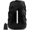 Avana - Protezione Antipioggia per Zaini con Strisce Riflettenti, Impermeabile (Piccolo (18-25L), Nero )