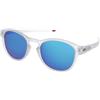 Oakley Latch OO9265 926565 | Occhiali da Sole Graduati o Non Graduati | Prova Online | Unisex | Plastica | Tondi | Bianco, Trasparente | Adrialenti