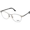Ray-Ban RX6375 3134 | Occhiali da Vista Graduati | Prova Online | Unisex | Metallo | Tondi | Argento | Adrialenti