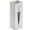VERSA VS-16710640 Portaombrelli, Legno, Bianco, 48 x 22 x 22 cm, 10 unità