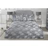 Emma Barclay Blossom - Set copripiumino jacquard impreziosito in argento - singolo