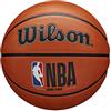 Wilson Pallone da Basket NBA DRV PRO, Utilizzo Outdoor, Gomma Tackskin, Misura: 7, Marrone