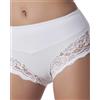 Risveglia I Sensi 6 Slip Donna Contenitiva In Cotone Con Pizzo