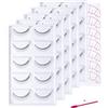FADLASH 25 paia Pratica Ciglia per le Estensioni Delle Ciglia da Allenamento Ciglia per la Pratica con 7 paia Patch per Occhi Eyelashes for Practice