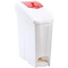 Adatto-M T705081 Raccoglitore sacchetti igienici plastica bianco rosso 25 litri (confezione da 2 pezzi)