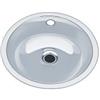 InoxLaser Sanitari LX1120 Lavabo circolare scarico decentrato in acciaio inox