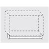 InoxLaser Arredo 66020.14 Portamestoli per pensili senza ganci da cm 140x1.6