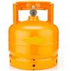 Forcar attrezzature per la ristorazione AB3 Bombola gas 3 kg vuota per carrelli flambè CF 1200-1201-1202