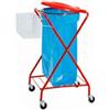 Forcar attrezzature per la ristorazione CA1602 Carrello portasacco X attacco rotondo verniciato con cestino