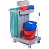 Forcar attrezzature per la ristorazione CA1614 Carrello in plastiCAmultiuso per pulizia 92x55x124h