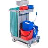 Forcar attrezzature per la ristorazione CA1615 Carrello in plastiCAmultiuso per pulizia 92x68x124h