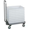 Forcar attrezzature per la ristorazione CB1444 Carrello per contenitori impasti pizza 60X40 in acciaio inox