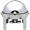 FORCAR CD6504 Chafing dish tondo acciaio inox brillante Roll top 180°