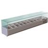 FORCAR-FREDDO Sovrastruttura Refrigerata G-RI18033V per Pizzeria con Vetri - 180 cm