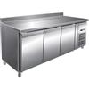 FORCAR-FREDDO G-SNACK3200TN - Tavolo refrigerato inox ventilato - 3 porte con alzatina
