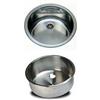 Gastronorm Europe LAV LV030/A Lavello inox rotondo per banco bar diam. 300 x 180 mm da incasso con piletta e sifone