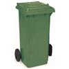 TTS 00005050 Pattumiera da esterno 120 L verde scuro