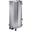 Adatto-M T792090 Contenitore mobile acciaio inox AISI 304 a pedale a tenuta stagna 90 litri
