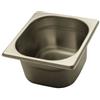Gastronorm Europe GN GST1/6P100 Contenitore Gastronorm 1/6 h100 in acciaio inox AISI 304