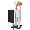 GelatoFacile ER005D Cuoco con pollo tridimensionale alto 140 cm