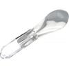 ChefSubito Professional IT84T Spatola da pozzetto in acciaio inox e manico trasparente professionale