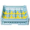 ChefSubito vassoi GEN-K13x4 CESTA CLASSICA 12 SCOMPARTI RETTANGOLARI - Altezza bicchiere 65mm