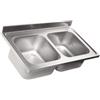 Top Lavelli Italia LV6024 Top lavello in acciaio inox AISI 304 dim.1500X600 2V