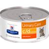 HILL'S PET NUTRITION Srl Prescription Diet c/d Urinary Care Multicare con Pollo - 156GR