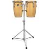Latin Percussion Congaset Junior Congas 8 + 9, LP-JRX-AW, naturale, hardware cromato