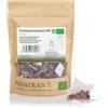 FRISAFRAN | Tè Oolong Energizzante Bio in Piramidi 30Un | 60g | Purificante | Ringiovanente | Naturale | Tisane | Infuso di Erbe | Antiossidante-Drenante