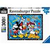 Ravensburger - Puzzle 300 Pezzi XXL Disney Topolino & Friends, Idea Regalo per Bambini 9+ Anni, Gioco Educativo e Stimolante