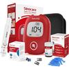 Sinocare Glucometro Misuratore Glicemia, Test di Diagnostica e Monitoraggio con Strisce Reattive e Lancette (Smart 25 Kit Nuovo)