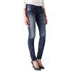 Diesel Donna Grupee-NE 0601L Stretch Jeans (23W, Blu)