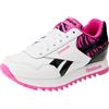 Reebok Royal Classic Jogger Platform, Scarpe da Ginnastica, Bianco Core Nero Laser Rosa F23, 33 EU