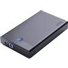 SSK Case Esterno Hard Disk 3.5, USB 3.0 Enclosure Hard Disk Esterno Case per 2,5 3,5 pollici SATA SSD/HDD fino a 20TB Supporta UASP TRIM per Windows Linux Mac OS, PS4, Xbox