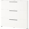GERMANIA DIE MÖBELMACHER Germania scarpiera 2578-84 GW-Utah, in bianco, con spazio per 18 paia di scarpe, profondità ridotta, ideale per corridoi stretti, 140 x 129 x 19 cm (LxAxP)