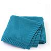 Surwin Coperta Bimbo in Maglia per Bambino, Surwin Baby Copertina Neonato Multiuso in Cotone Biologico per Carrozzina Culla Lettino Passeggino (80x100cm,Verde)