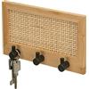 Wenko Maximex Wenko 25615100 Listello con Ganci Allegre Decorativo, Naturale/Nero