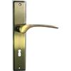 Alpertec Nelson LS 32214363 - Maniglia per porta in ottone brunito per porte della stanza