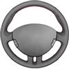 MEWANT Coprivolante Su Misura da Cucire per Renault Clio | auto / accessorio / auto Traspirante Per Volanti Riscaldati Resistente