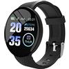 burko D18 1.3in Intelligent Watch Sport Smartwatch Impermeabile Monitoraggio del Sonno della frequenza cardiaca Polsino con promemoria sedentario
